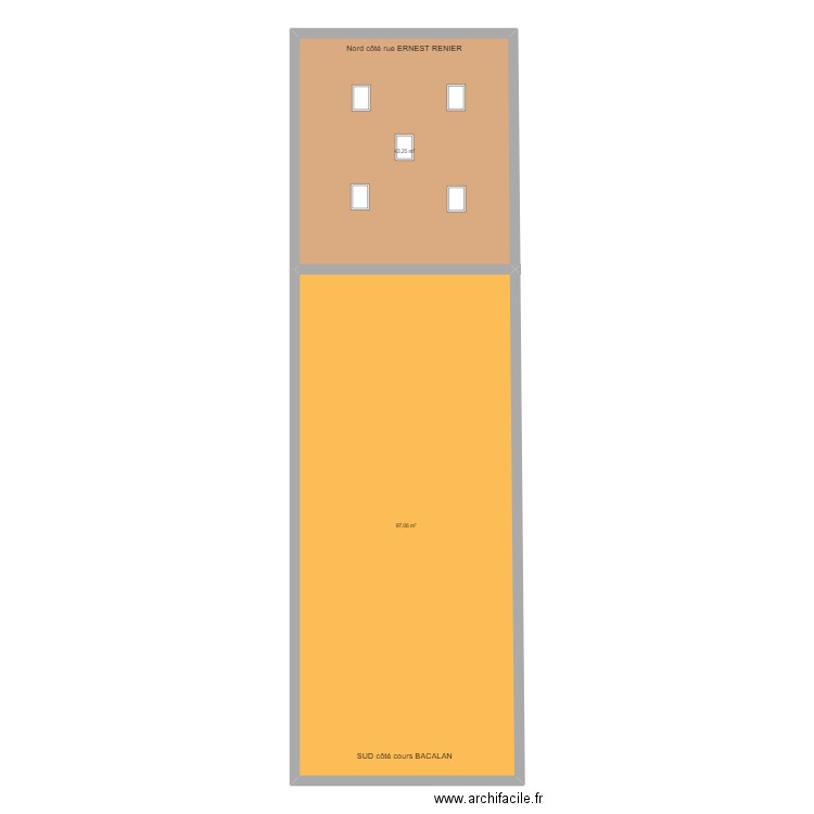 Volume 2. Plan de 2 pièces et 140 m2