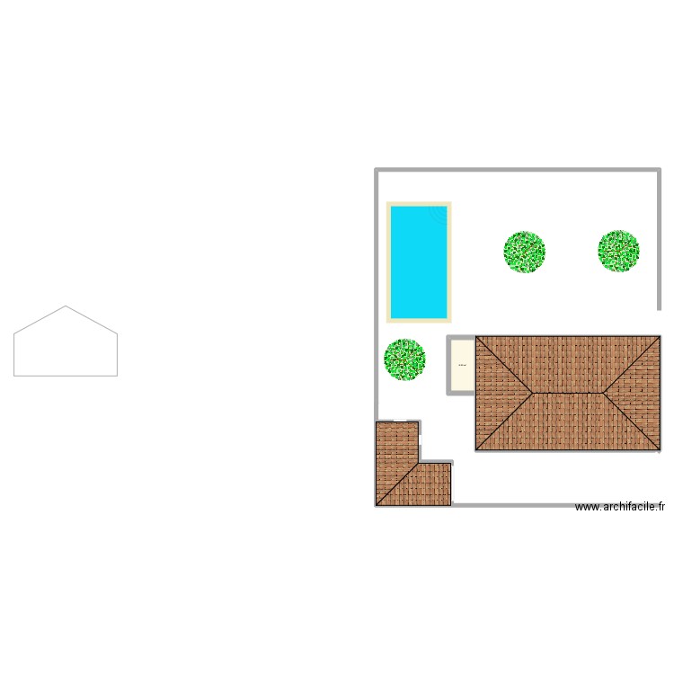 regine. Plan de 2 pièces et 106 m2