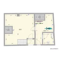Neffies V7 Sdb Etage Escalier verri&egrave;re