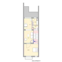 Liégeois 65 Rez+1 Existant - Projeté -
