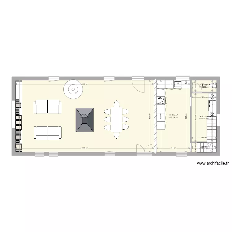 la colombière RDC. Plan de la colombière RDC. Plan de