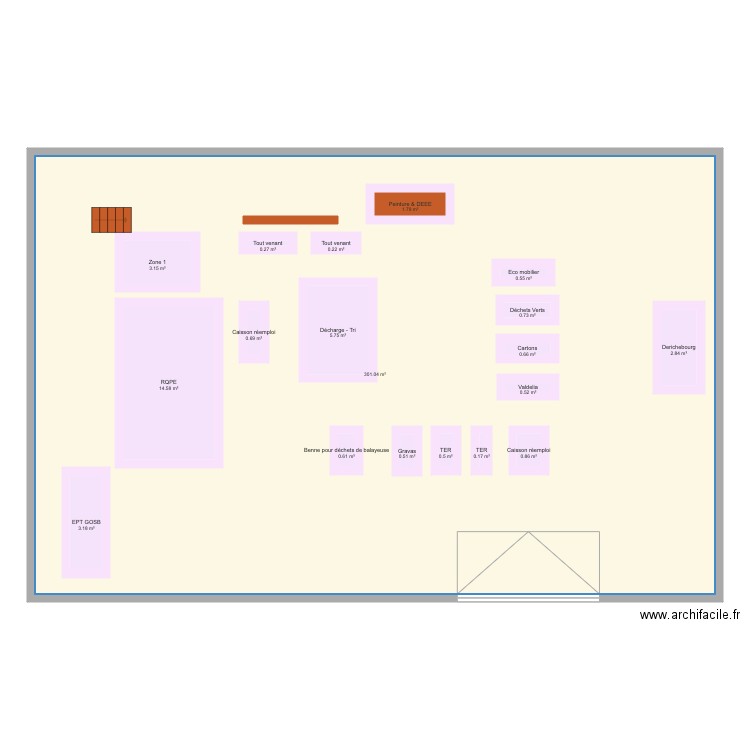 rqpe. Plan de 0 pièce et 0 m2