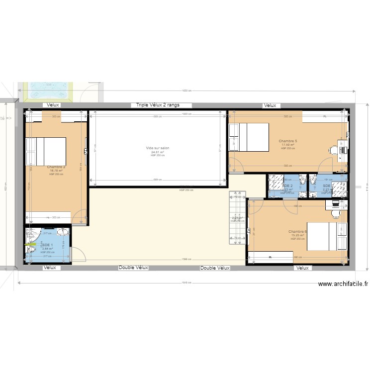 Combles 4. Plan de 0 pièce et 0 m2