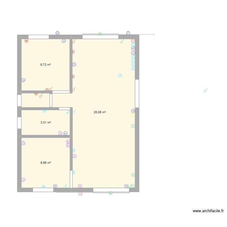 maison. Plan de 0 pièce et 0 m2