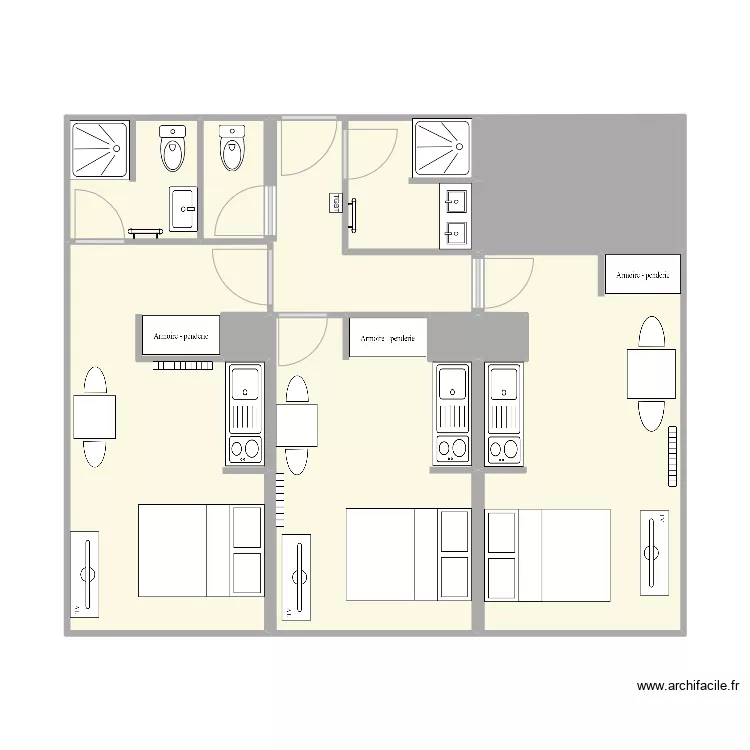 Val d'Is&egrave;re . Plan de 