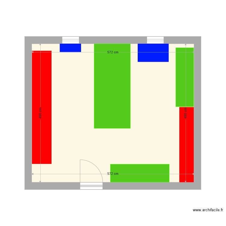 bagagerie 1er étage. Plan de 0 pièce et 0 m2