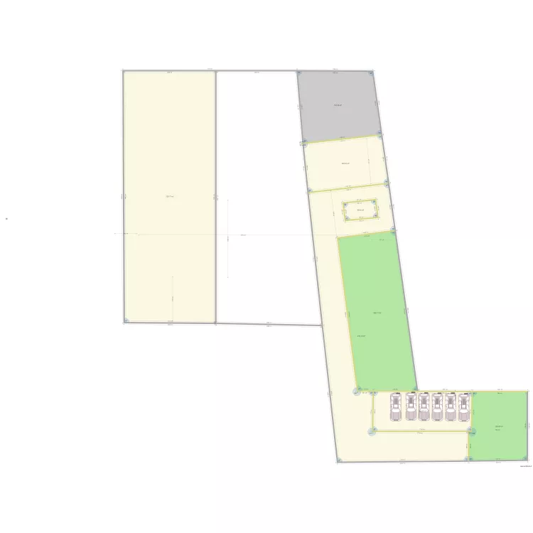 Trois parcelles au 14 z. Plan de 