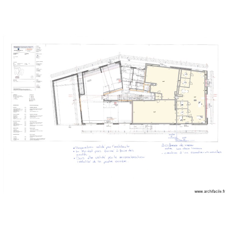 Toula 3. Plan de 15 pièces et 318 m2