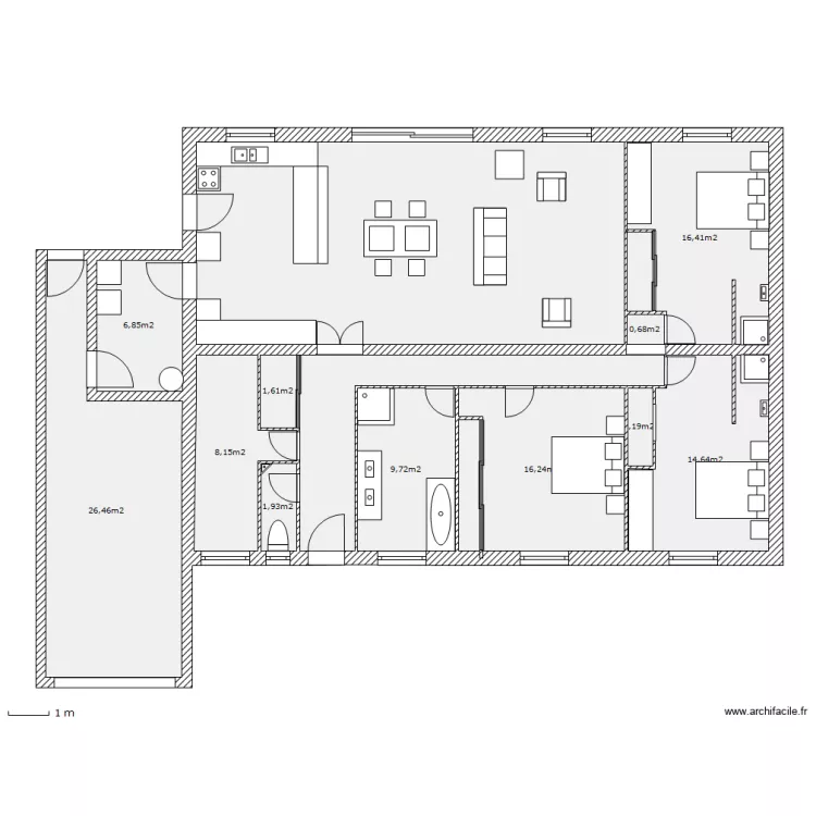 BBC1. Plan de 