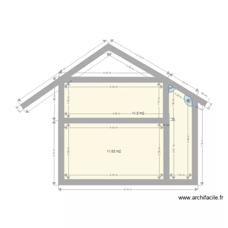 plan de fa&ccedil;ade. Plan de 