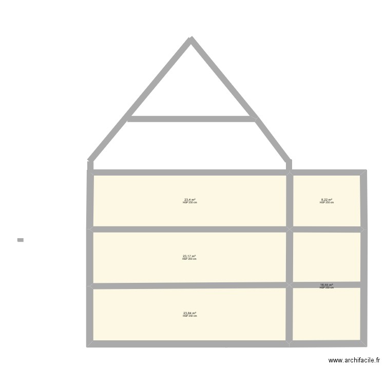 Bruck. Plan de 5 pièces et 95 m2