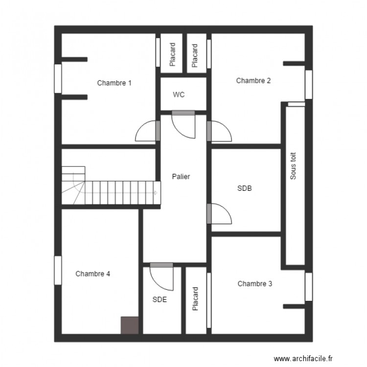 LIEGENT 2ETG. Plan de 0 pièce et 0 m2