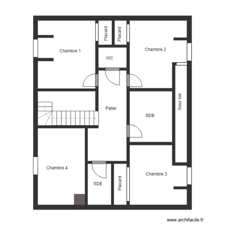 LIEGENT 2ETG. Plan de 