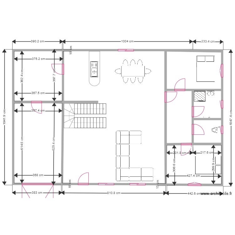 abraham. Plan de 0 pièce et 0 m2