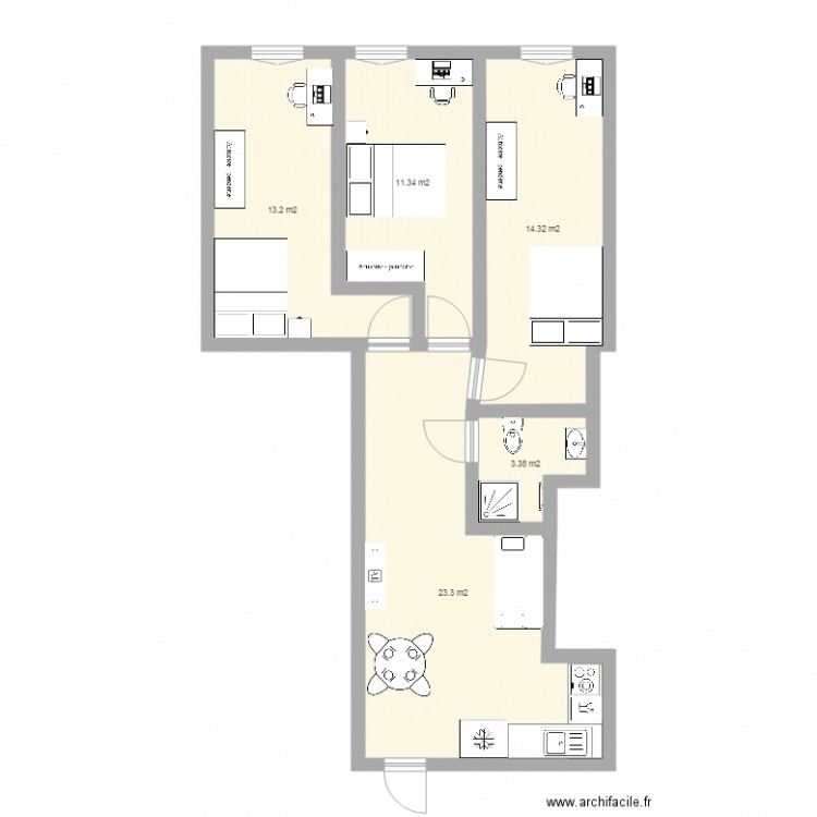 plan de base a mettre bien AMENAGEMENT. Plan de 0 pièce et 0 m2