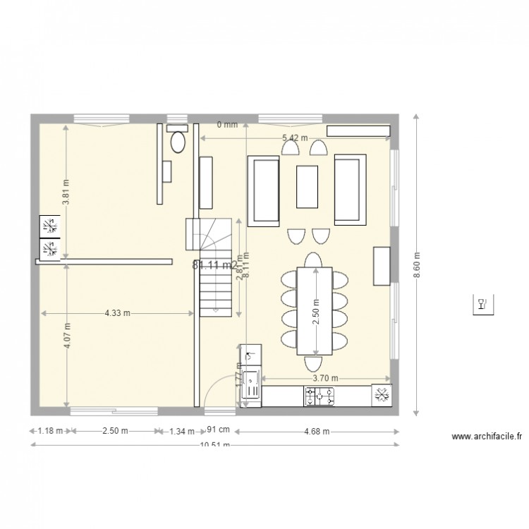 st cannat rdc 11. Plan de 0 pièce et 0 m2