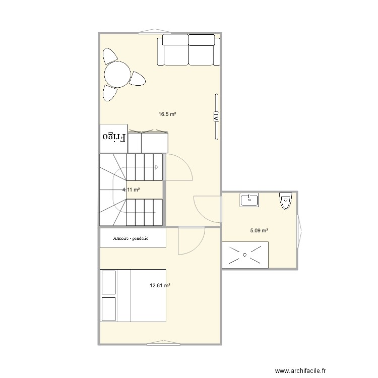 Appartement étage 2. Plan de 0 pièce et 0 m2