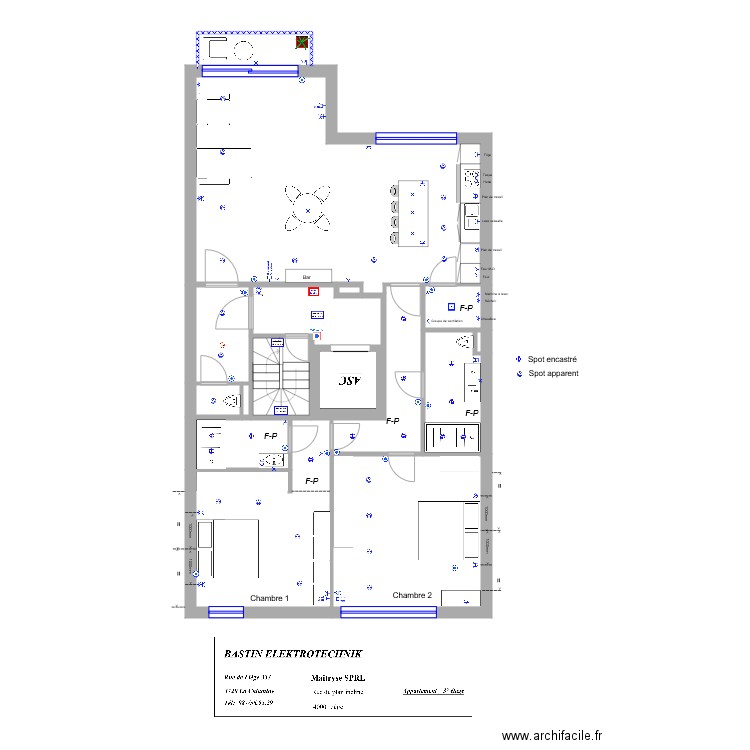 Maitryse 3 étage exécution. Plan de 0 pièce et 0 m2