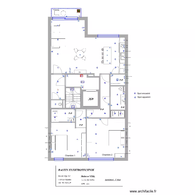 Maitryse 3 étage exécution. Plan de Maitryse 3 étage exécution. Plan de