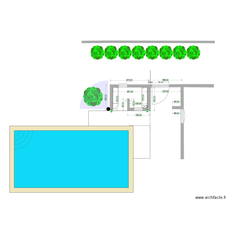 abris. Plan de 0 pièce et 0 m2