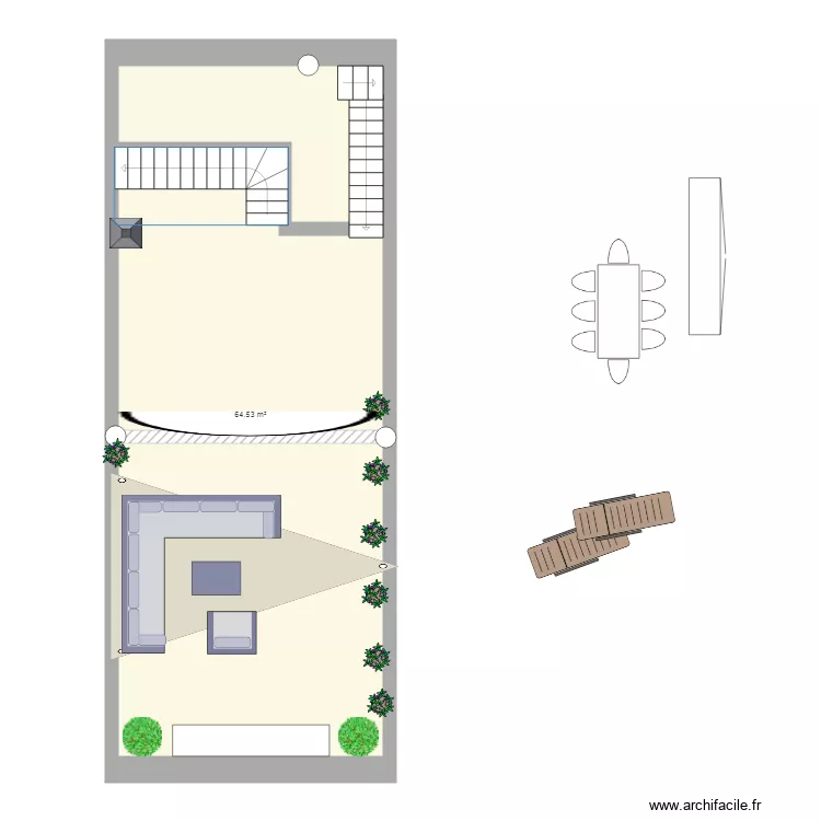 TERRASSE TOIT3. Plan de 
