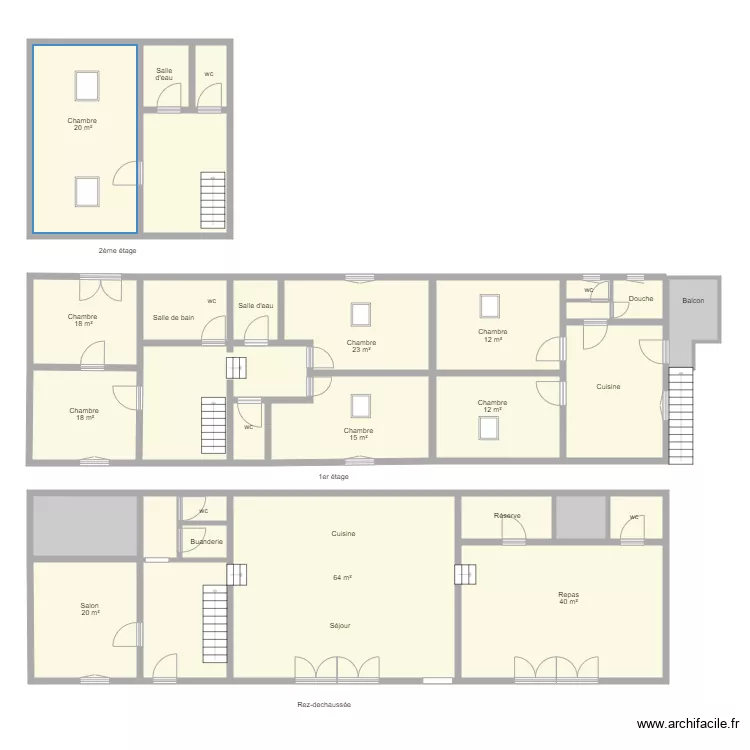 87G2064. Plan de 