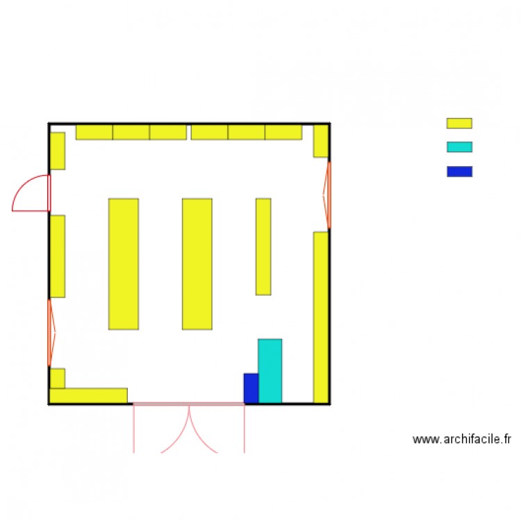 PLAN COTE INTERIEUR                       Echelle 1 50. Plan de 0 pièce et 0 m2