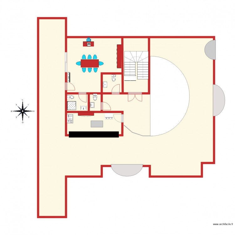 joyce terrasse. Plan de 0 pièce et 0 m2