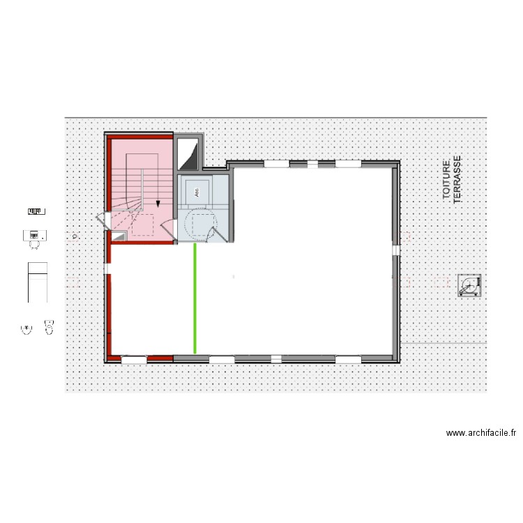 7ème Plan travail. Plan de 0 pièce et 0 m2