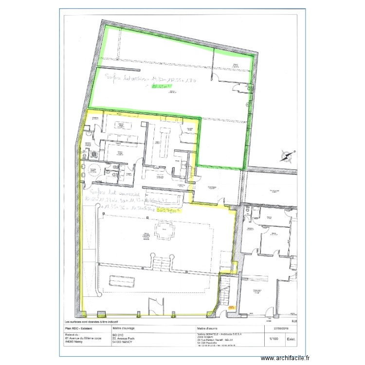 NANCY VIERGE 1. Plan de 0 pièce et 0 m2