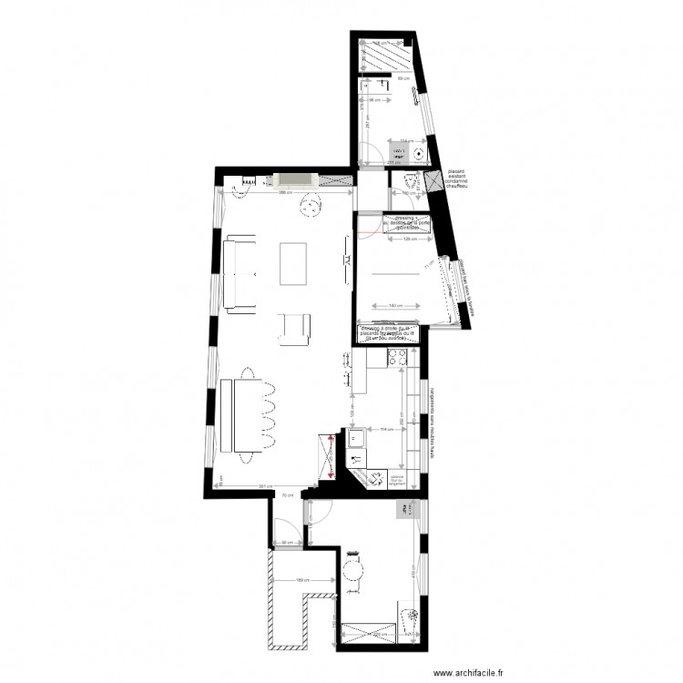 plan 4 froissart E et A. Plan de 0 pièce et 0 m2