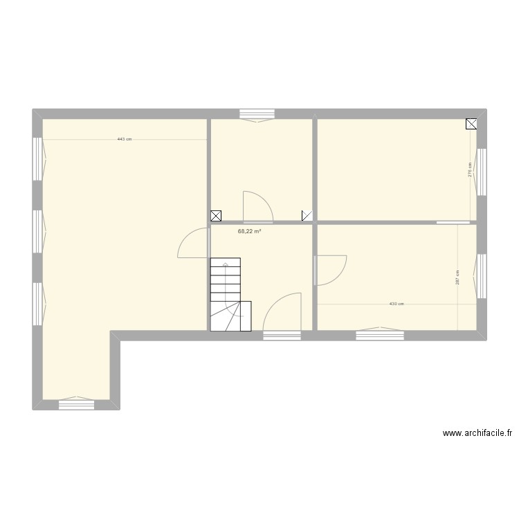 rapp rdc. Plan de 0 pièce et 0 m2