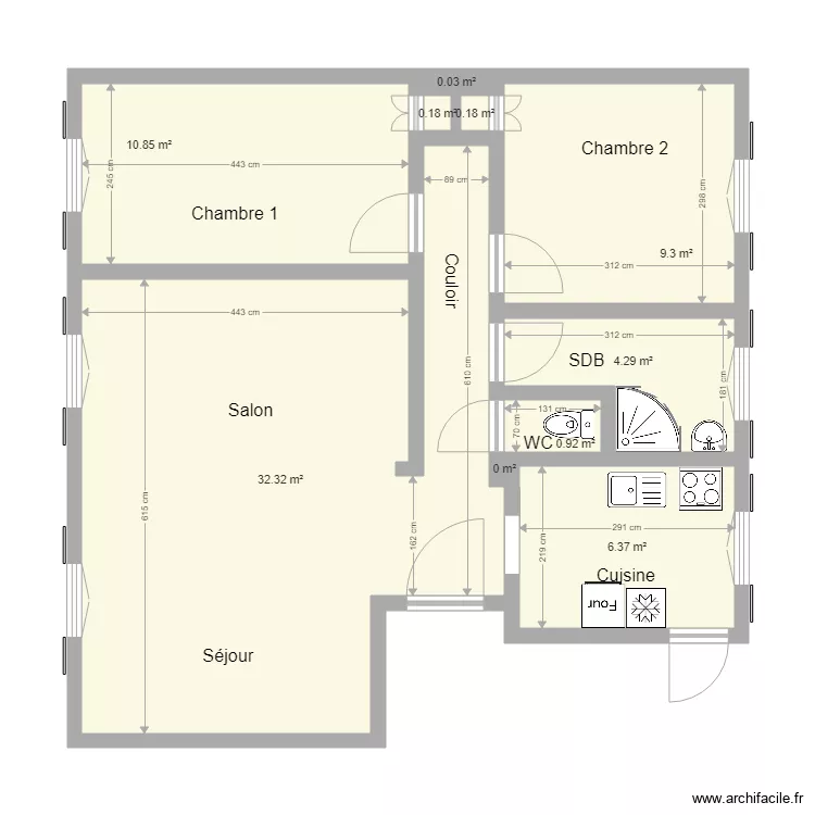Pierrick vide. Plan de 