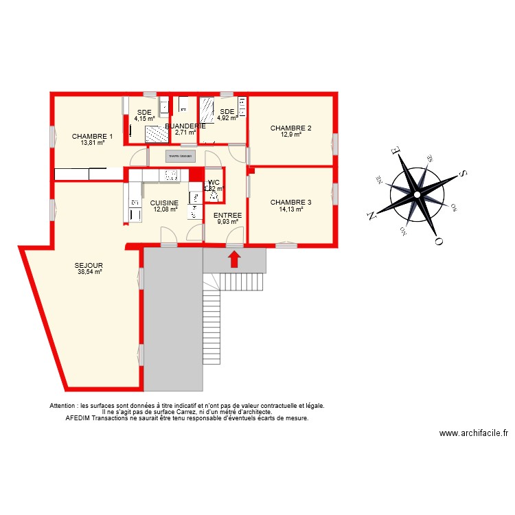 BI 7005 ETAGE. Plan de 0 pièce et 0 m2