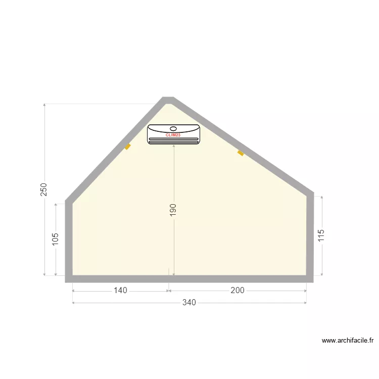 Bureaux pignon est V00. Plan de 