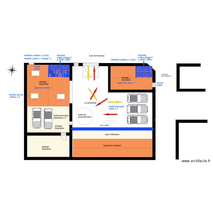 CAILLOUX PROJ EXTERIEUR. Plan de 0 pièce et 0 m2