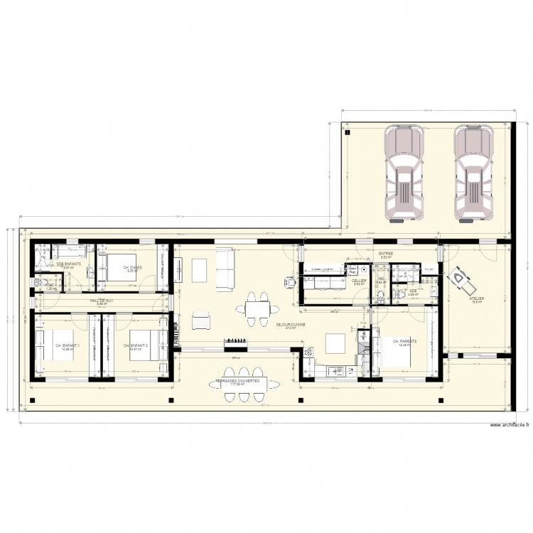 gastes final orthogonal. Plan de 0 pièce et 0 m2