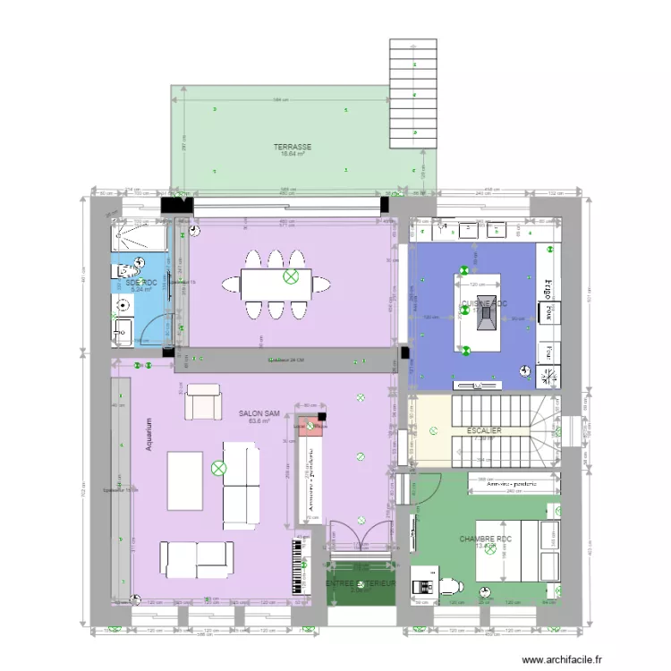 RDC Faux Plafond 02. Plan de 