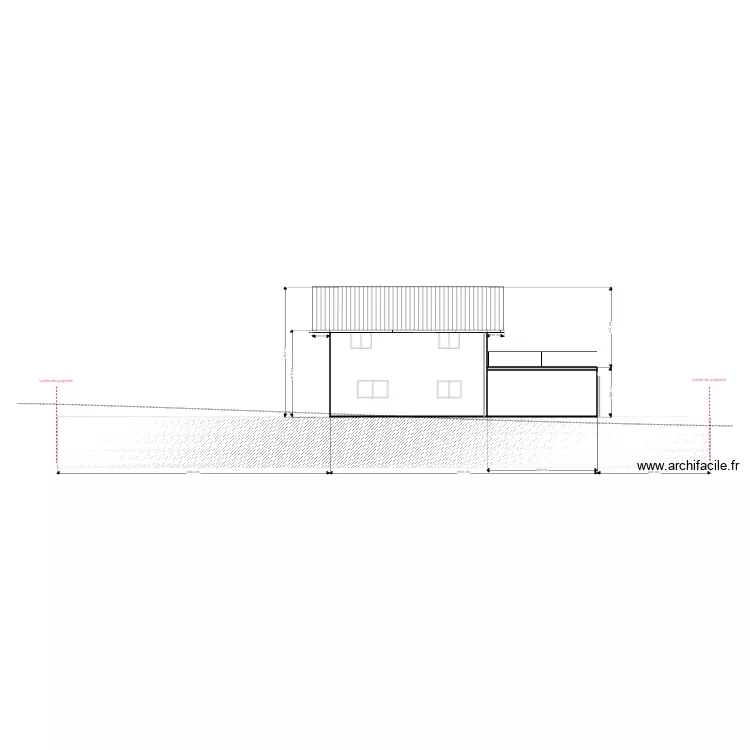 Plan maison Facade. Plan de Plan maison Facade. Plan de