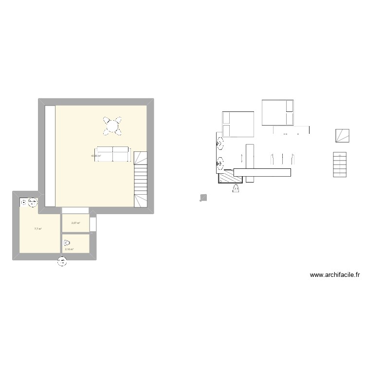 MAISON 1. Plan de 0 pièce et 0 m2