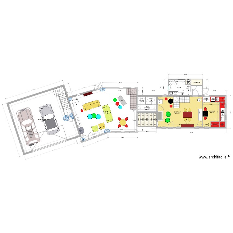 PROJET SEJOUR TOIT ZINC8. Plan de 0 pièce et 0 m2