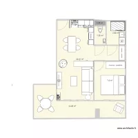 Plan appart Arcachon 2P V8