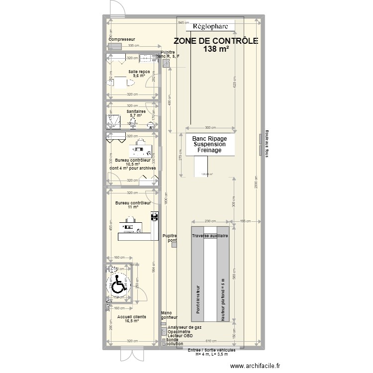 CCT VL COSNE V2. Plan de 6 pièces et 184 m2