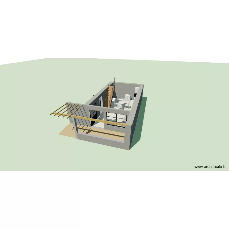 version 1. Plan de 1 Pièce et 32 m² version 1. Plan de 1 Pièce et 32 m²