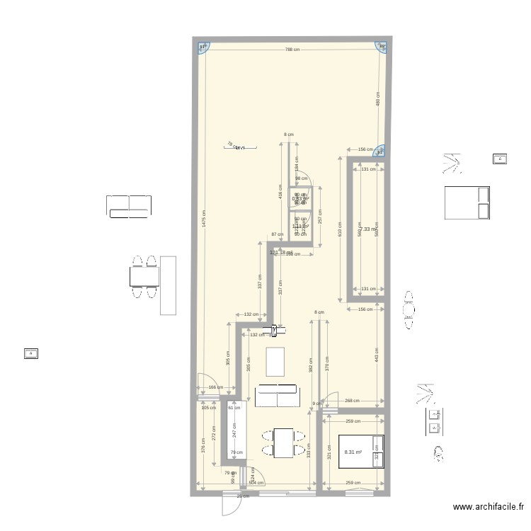 bonnac noel. Plan de 0 pièce et 0 m2