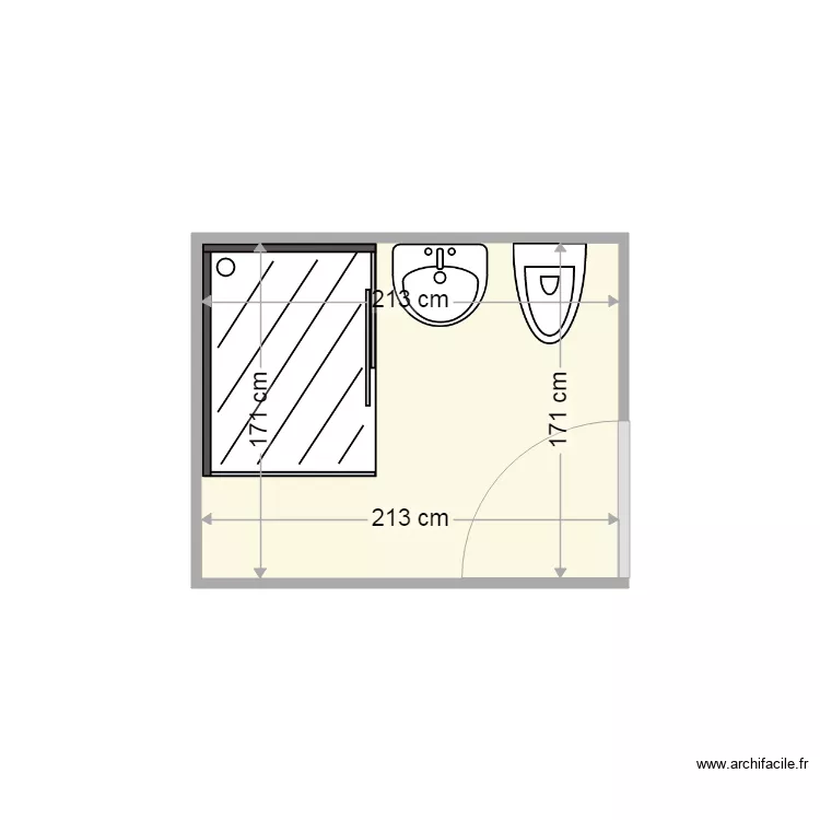 MATIT-SDB. Plan de 1  et 4 m²