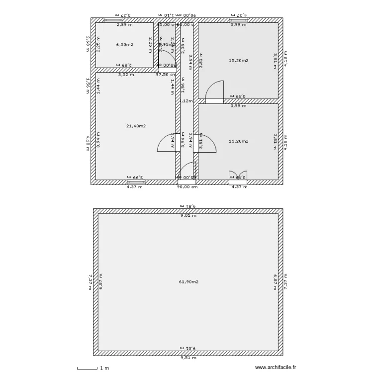 maison sam. Plan de 