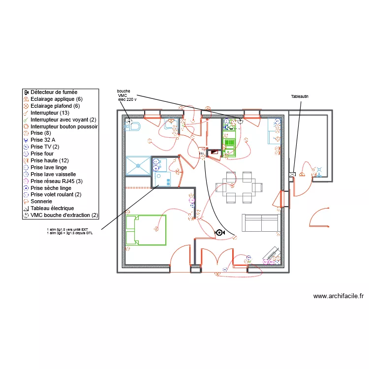 ILETTES LOT 37 logement  06. Plan de 