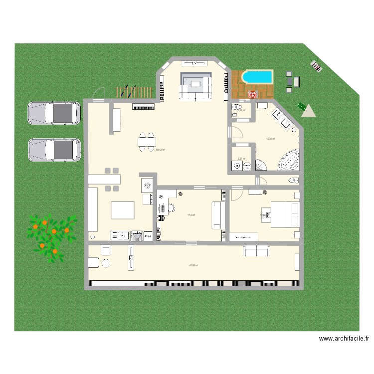 reve. Plan de 0 pièce et 0 m2