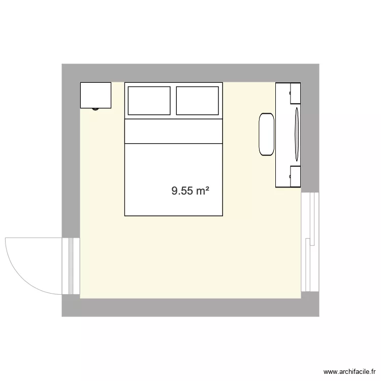 CHAMBRE LILY2. Plan de 